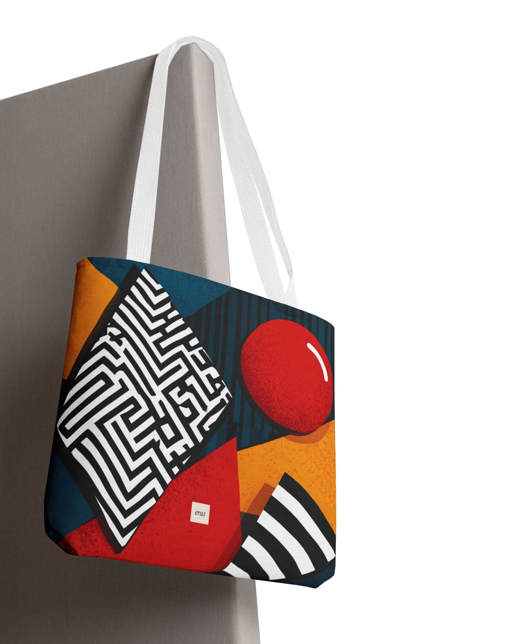 Memphis Memories - Abstract Geometric Tote Bag