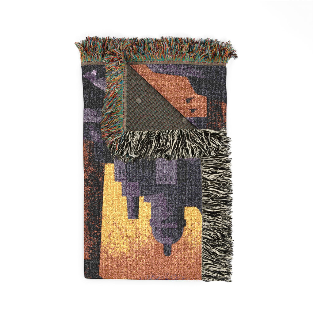 Spiked Philosopher — Global Village Coffeehouse Woven Blanket