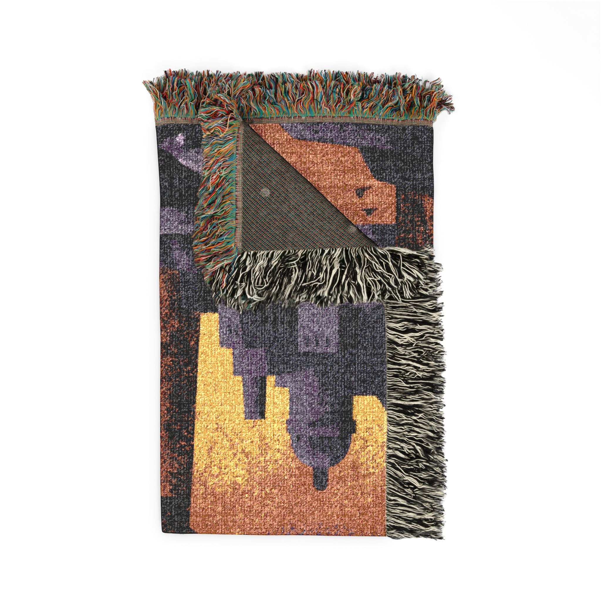 Spiked Philosopher — Global Village Coffeehouse Woven Blanket