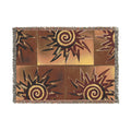 Sunburst — Global Village Coffeehouse Woven Blanket