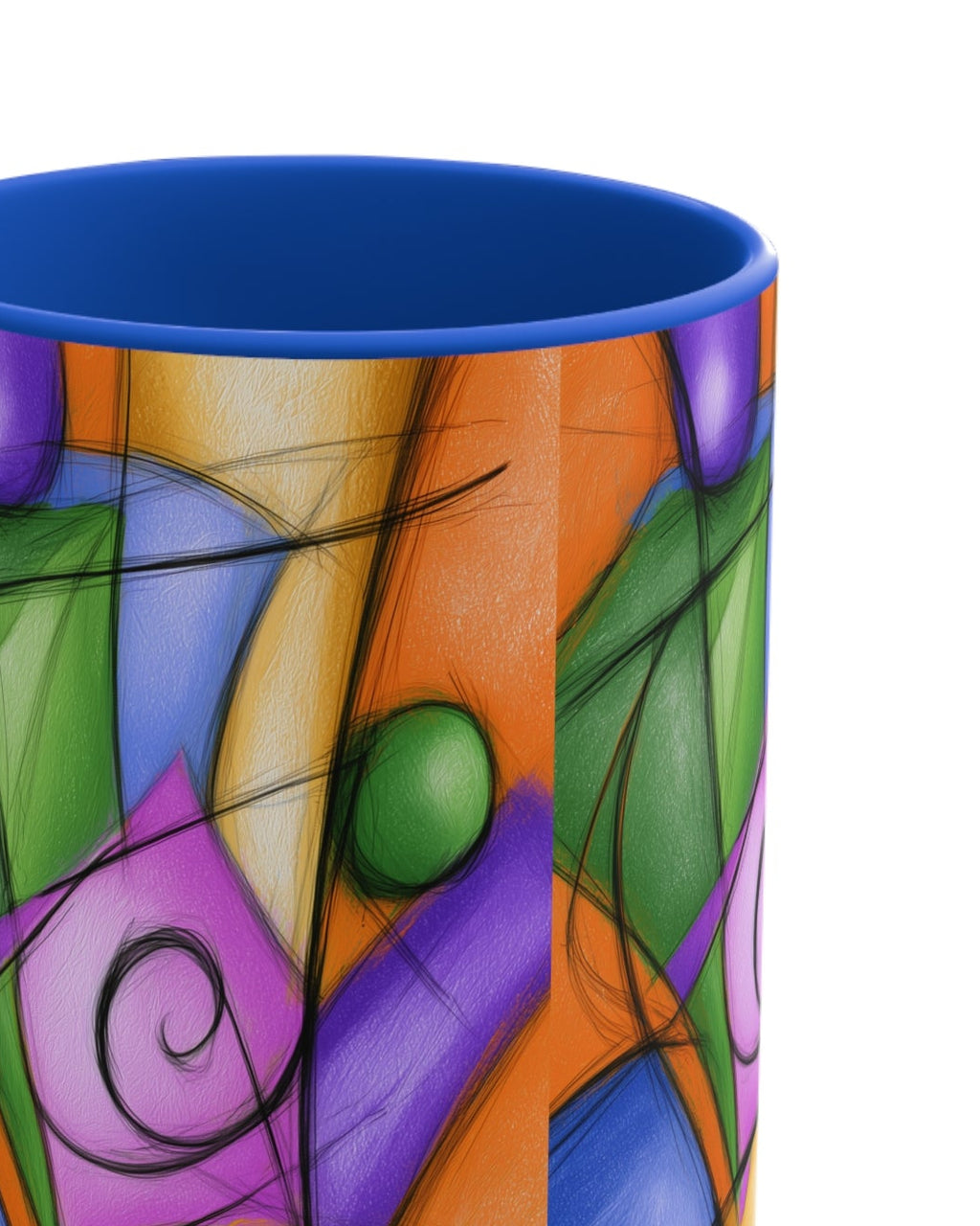 Global Village Coffeehouse 1994 — Vibrant Coffee Mug
