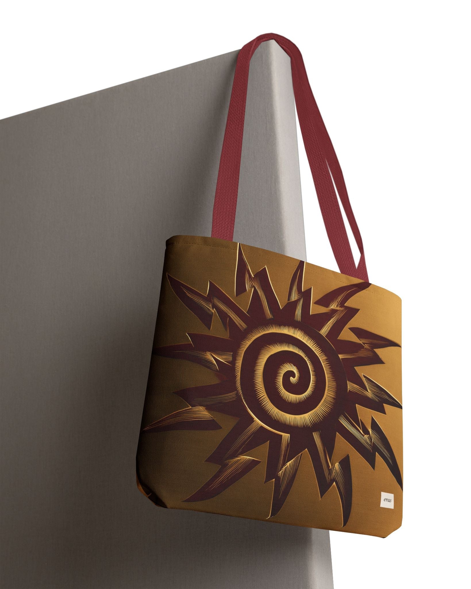 Sunburst — Global Village Coffeehouse Tote Bag