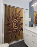 Sunburst — Global Village Coffeehouse Shower Curtain