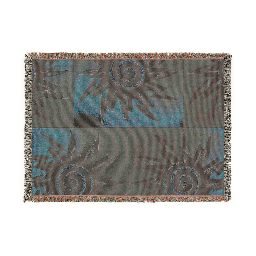 Sunburst — Global Village Coffeehouse Woven Blanket