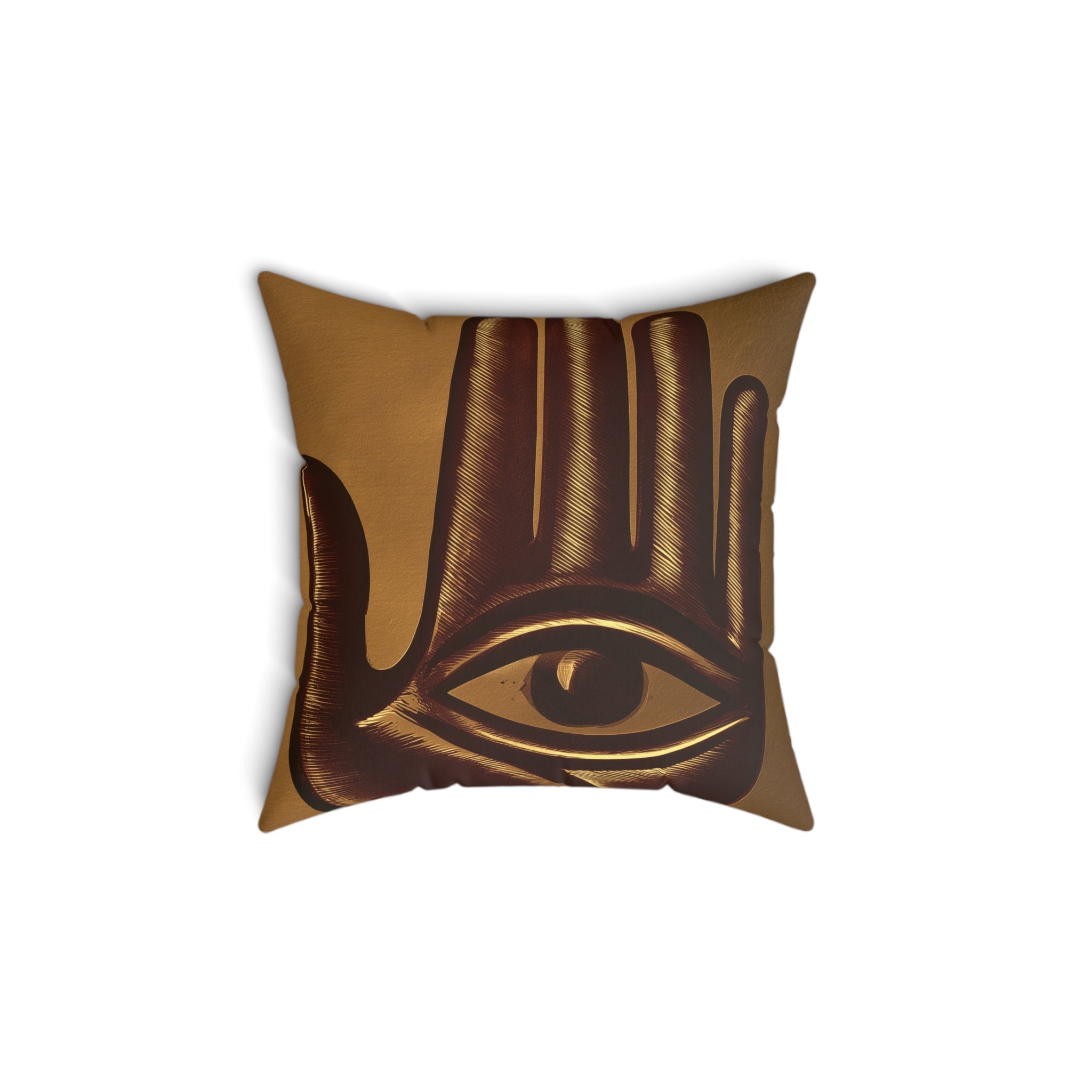 Hand & Eye — Global Village Coffeehouse Throw Pillow