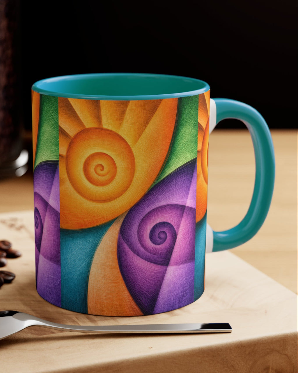 Global Village Springtime 1994 — Vibrant Coffee Mug