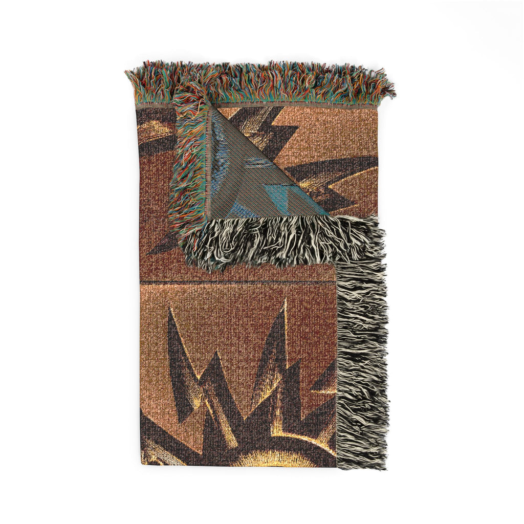Sunburst — Global Village Coffeehouse Woven Blanket